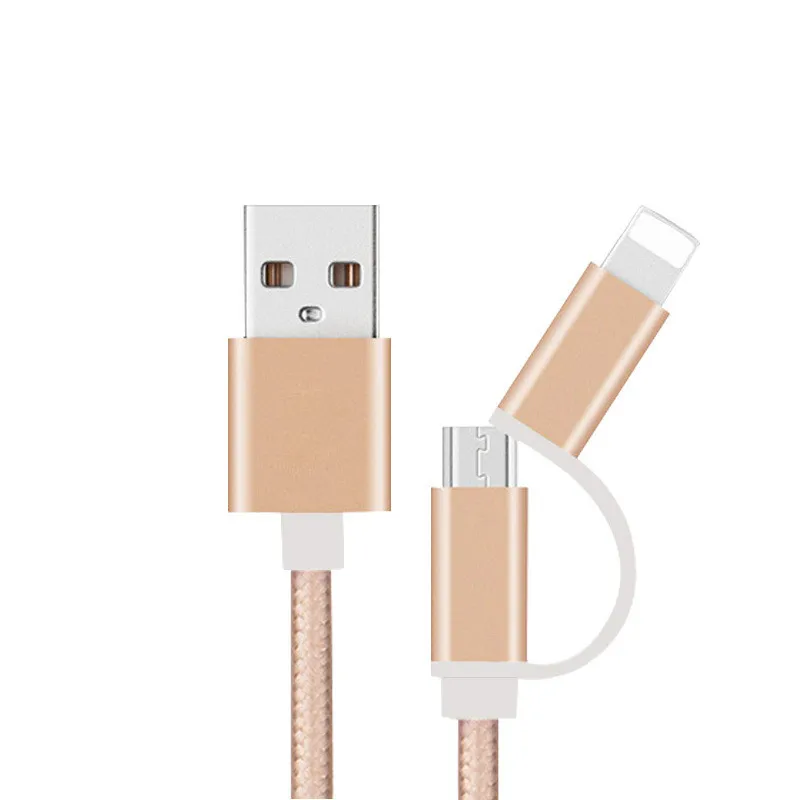 Один поворот две линии передачи данных Android для Apple Универсальная линия одна