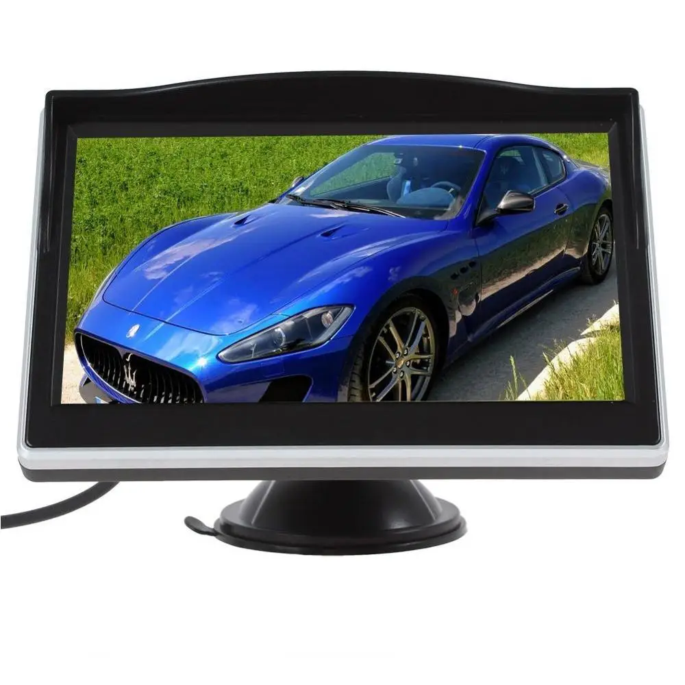 Новинка 5 &quotHD TFT ЖК дисплей автомобильные мониторы заднего вида для DVD GPS задняя