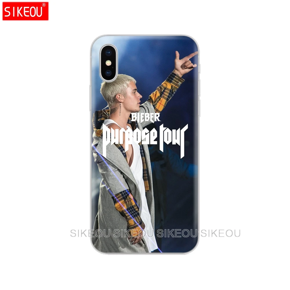 Силиконовый чехол для Iphone 6X8 7 6s 5 5S SE Plus 10 XR XS Max Джастин Бибер | Чехлы