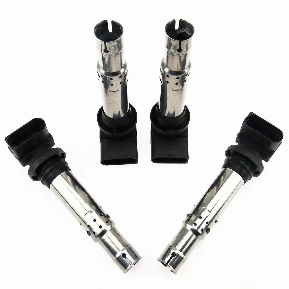 Катушки зажигания двигателя SCJYRXS для Passat B6 Golf MK5 MK6 Beetle Caddy Tiguan Bora Eos A3 S3 Octavia Seat Leon