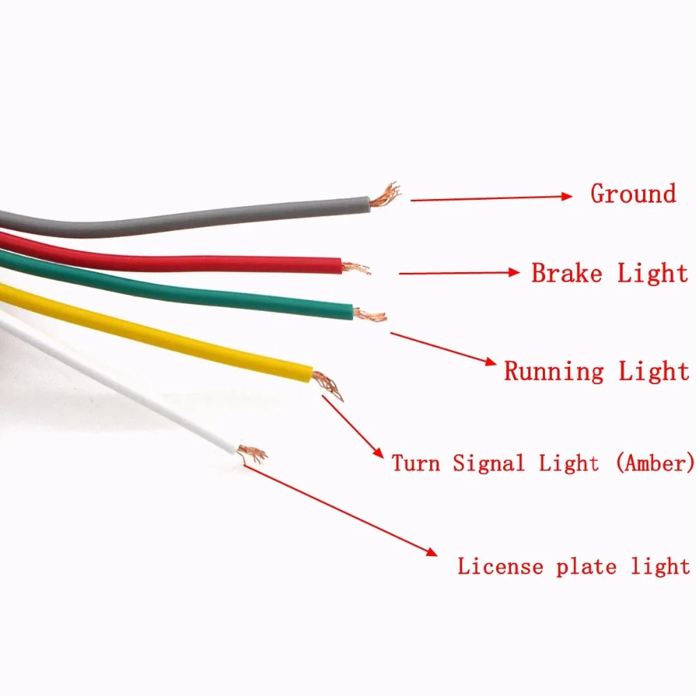 Eonstime 2 шт. 12V грузовик с прицепом 26LED хвост светильник задняя задние фонари сигнала