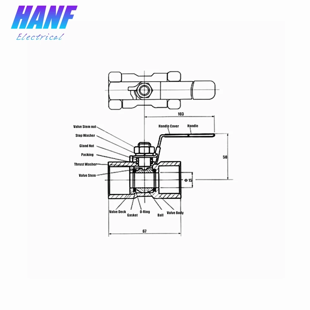 1 шт. шаровой кран SS304 BSP &quotDN25 цельный корпус прямой узор сверхмощная ручка