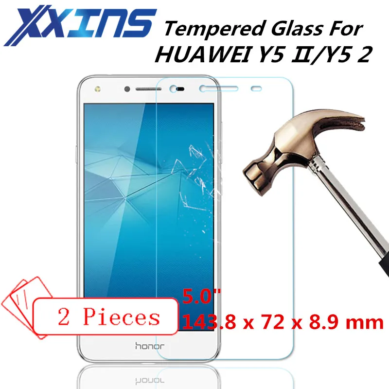 2 шт. закаленное стекло для HUAWEI Y5 Y52 Y 52 защитный экран 5 0 дюймов тонкий чехол