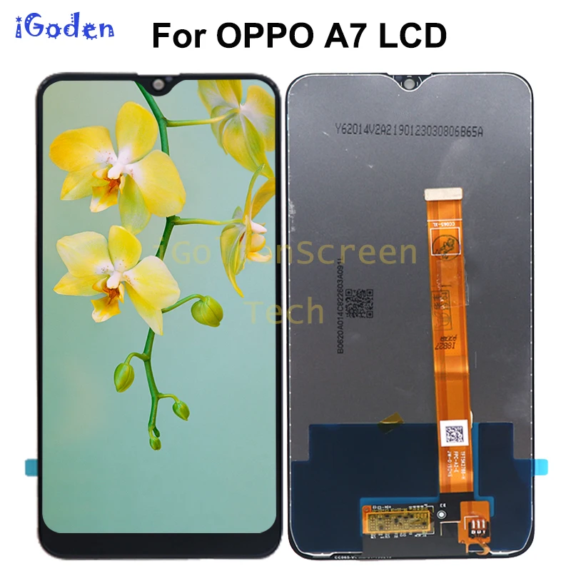 Для OPPO A7 ЖК-дисплей + сенсорный экран 6 2 дюйма дигитайзер стеклянная панель в