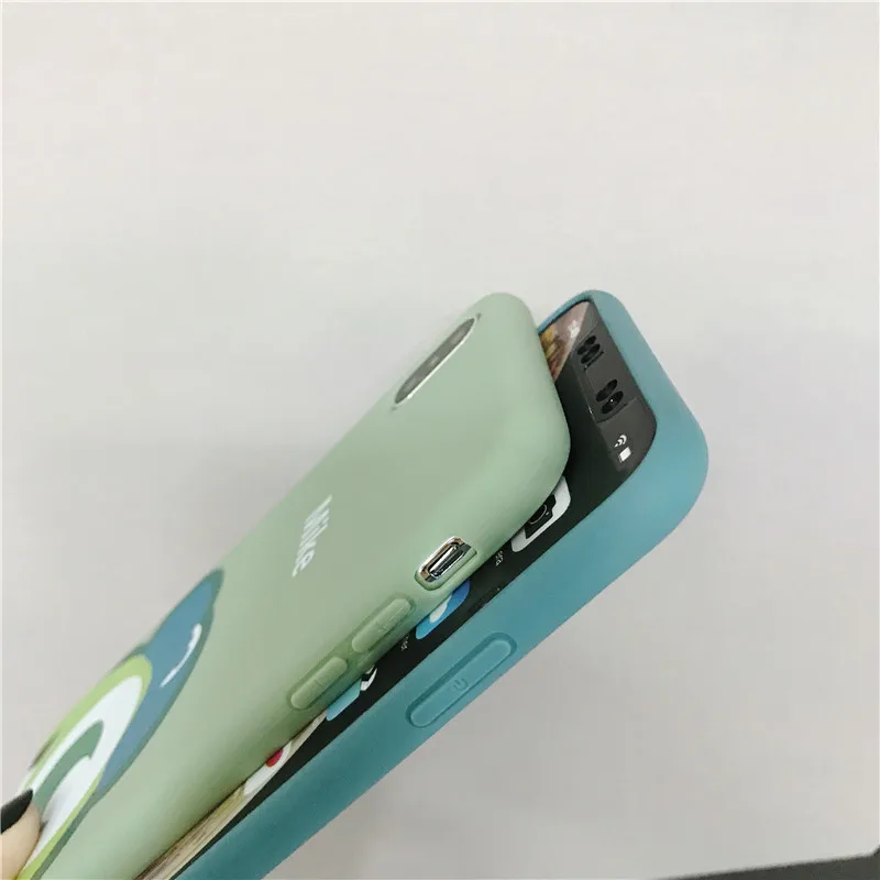 Милые Мультяшные Монстры университет Майк Салли Мягкие TPU чехол для iPhone X S XR XS MAX 6 7