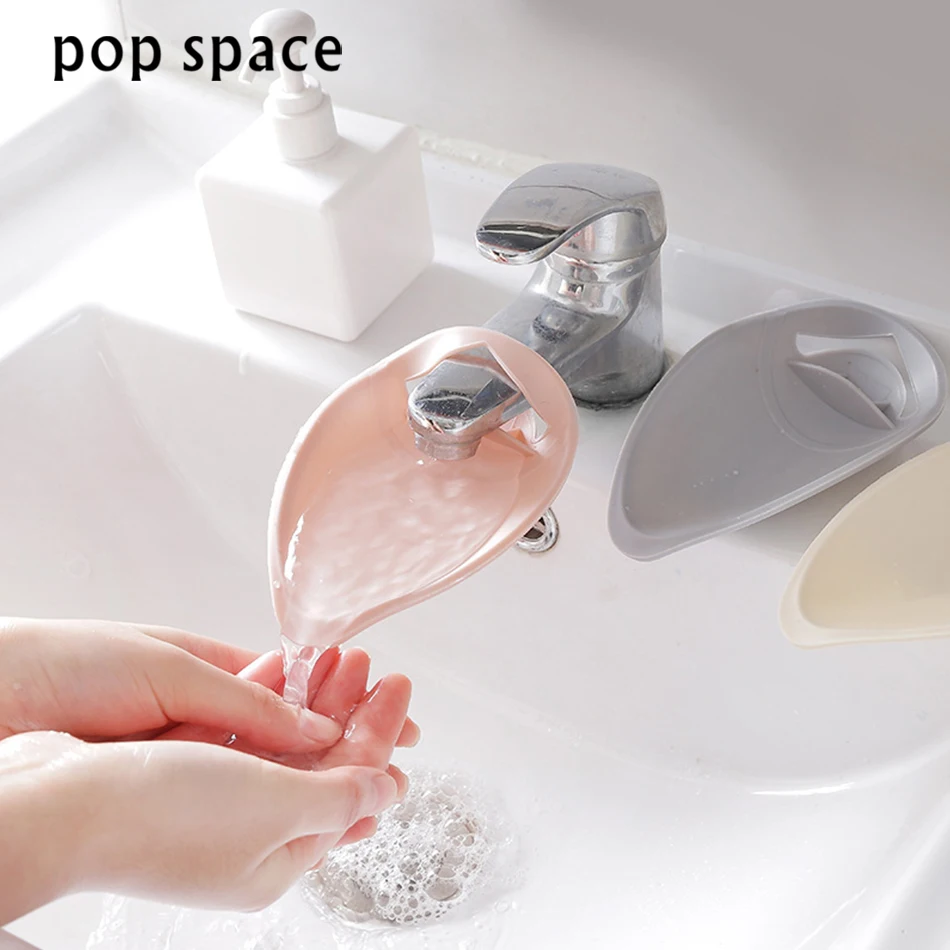 Pop пространство 1 шт. Пластик кран Extender маленьких мытья рук устройства раковина