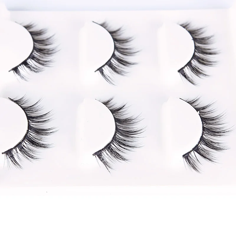 3 пары накладных ресниц 3D полоски накладные ресницы инструменты для наращивания