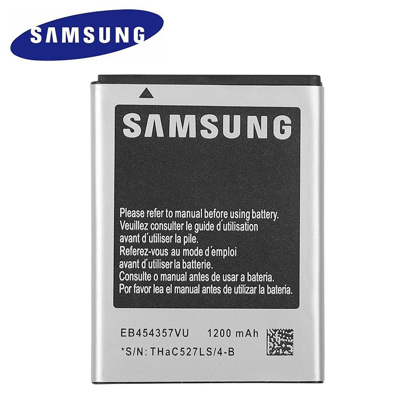 Eb454357VU Оригинальный аккумулятор Samsung для Galaxy Y PRO GT B5510 S5360 S5380 S5300 Сменный телефона