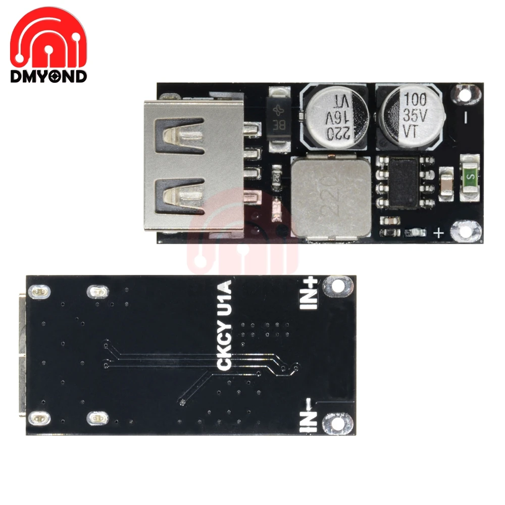 USB DC понижающий преобразователь для автомобильного зарядного устройства модуль 8