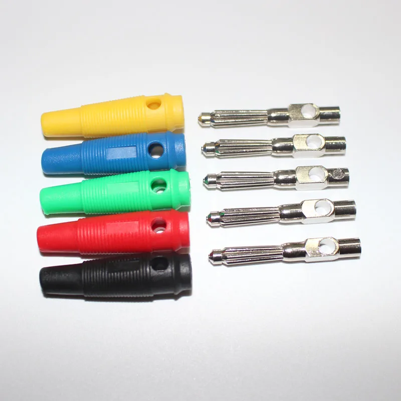 200 шт. 4 мм разъем типа банан безопасный кожух Штабелируемый большой тока для 14AWG