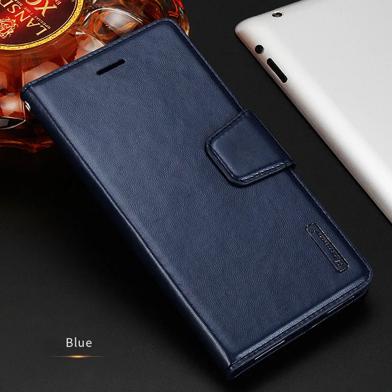 Blue LUPHIE роскошный кожаный кошелек чехол для samsung Galaxy S10 S9 плюс S10e Note 9 раскладные чехлы-подставки для samsung A20 A30 A50 A70 крышка - Цвет: Blue