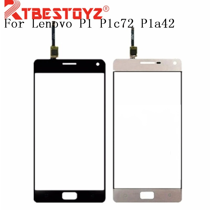 Сенсорный экран RTBESTOYZ для Lenovo P1 P1c72 P1a42 P1c58 сенсорная Передняя стеклянная панель с
