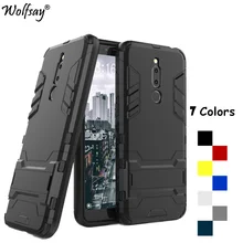 For Meizu M6T Case MT6750 TPU Robot Cover With Phone Holder Shockproof Slim Back Case For Meizu M6T Cover For Meizu 6T 5.7 inch