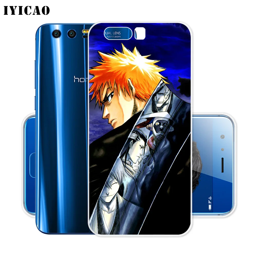 IYICAO BLEACH ichigo маска мягкий силиконовый чехол для Huawei Y9 Y7 Y6 Prime 2018 Honor 8C 8X 8 9 10 Lite 7X 7C 6A 7A