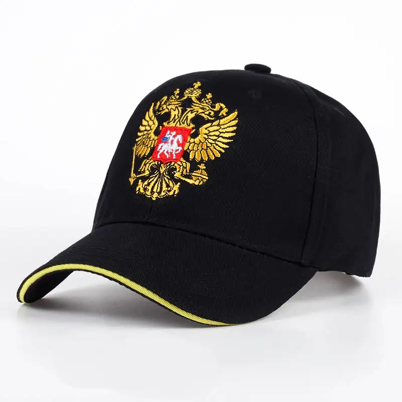Трендовая унисекс хлопковая уличная бейсбольная Кепка с вышивкой Герб России