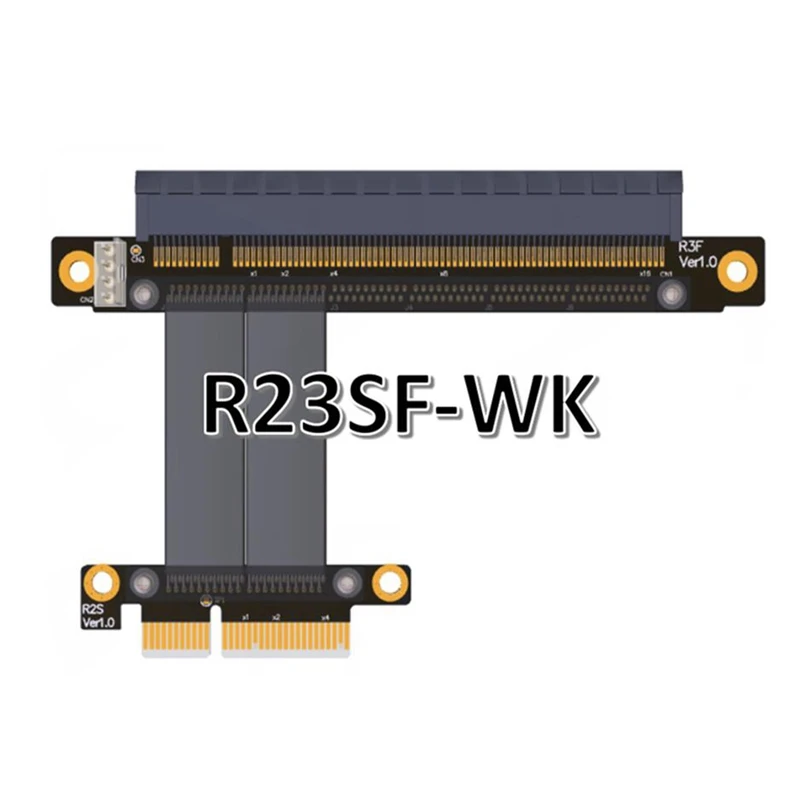 Кабель удлинитель BTM для графической карты майнинга PCIe 3 0 16x до 4x PCI E 25 см без