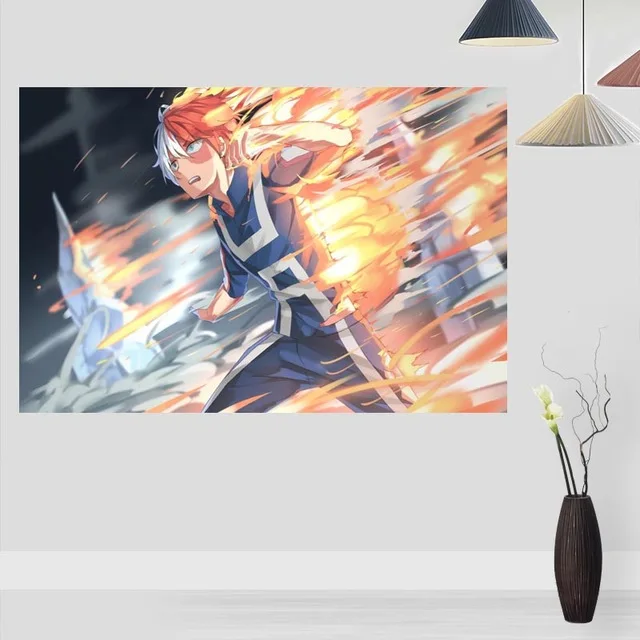 Картина на стену 5D DIY Алмазная вышивка аниме My Hero Academy наклейка с изображением квадратной вышивки крестом украшение для дома - Цвет: Diamond XJNN2726-09