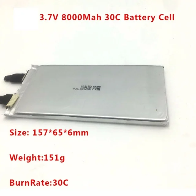 GTFDR 3 7 V 8000mah 30C max60C перезаряжаемая lipo батарея вертолет самолет DJI Дрон 2S 3S 4S 6S