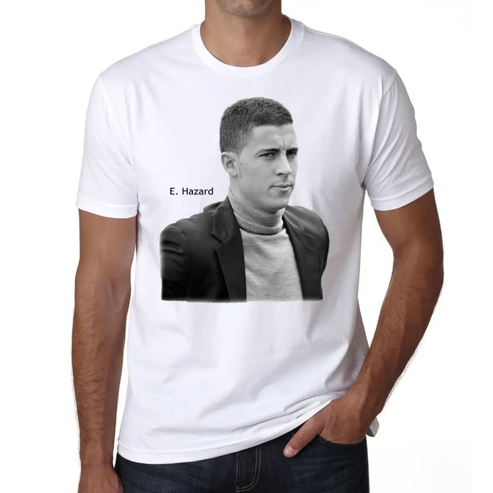 Eden Hazard футболка Herren discout популярный новый модный топ Бесплатная доставка 2018