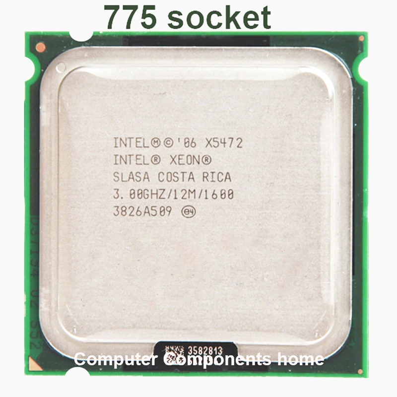 

INTEL XEON X5472 Четырехъядерный 4 ядра 3,0 МГц LeveL2 12M 1600 рабочий на 775 материнская плата без адаптеров