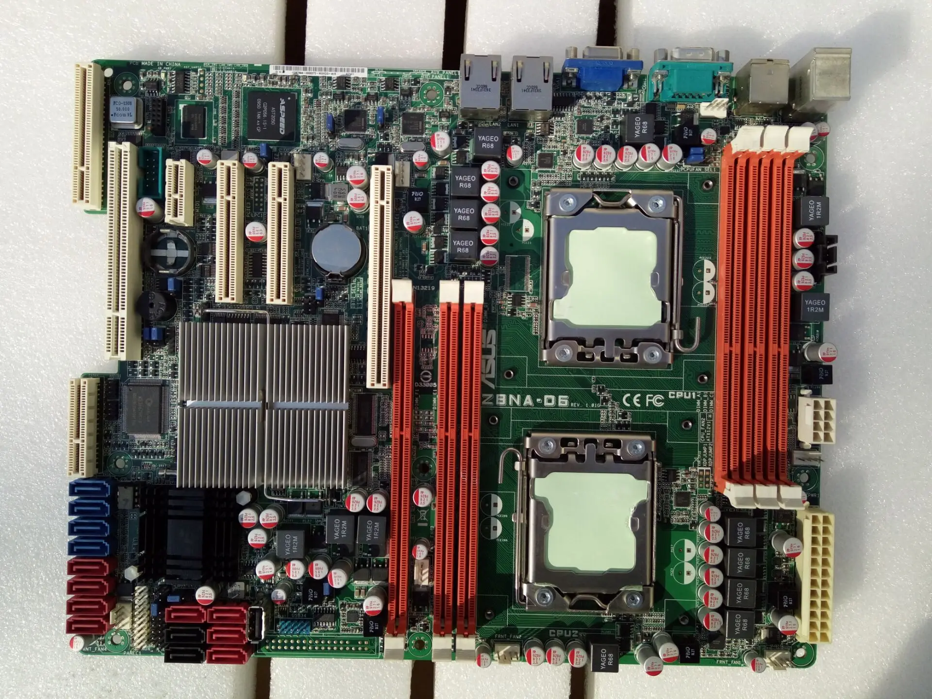 Z8NA D6 материнская плата LGA1366 DDR3 для Core i7 Extreme/Core 24GB настольная Б/у 80%