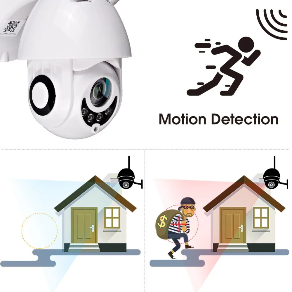 Беспроводная ip-камера WiFi 2MP 1080P PTZ скорость купольная CCTV ИК ONVIF камера наружного видеонаблюдения ipCam Camara внешняя