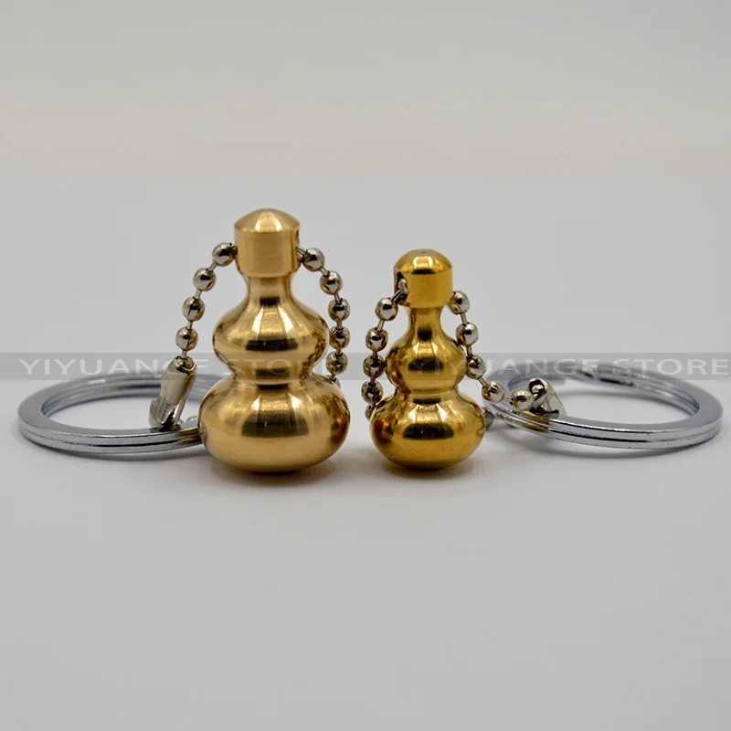 Китайский амулет фэн-шуй Ву Лу Hu Lu медная тыква латунь для защиты здоровья брелок