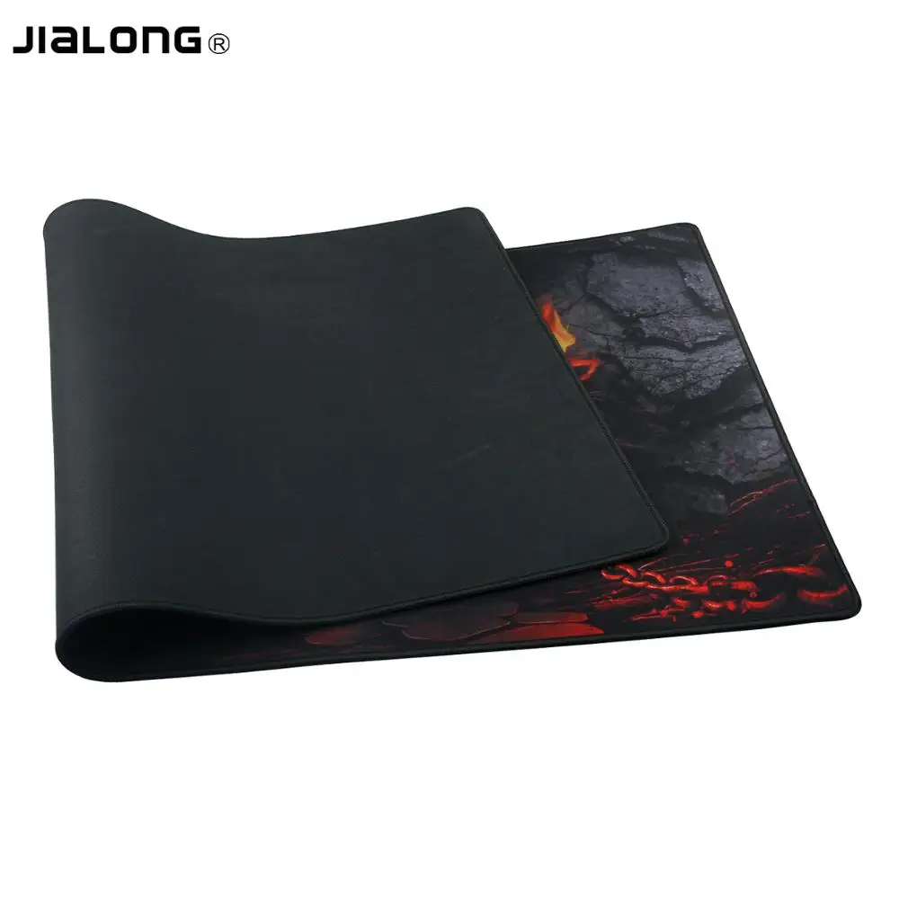 JIALONG большой игровой коврик для мыши(900x400x3 мм) XXL расширенный коврик для мыши водостойкий коврик для клавиатуры с нескользящей резиновой основой