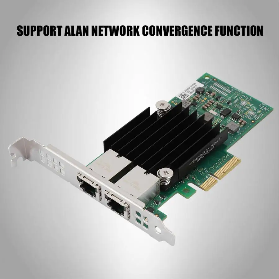 2 Порты и разъёмы Gigabit LAN карта сетевого адаптера сетевая для intel X550 T2 PCI E X4 10 Гбит/с