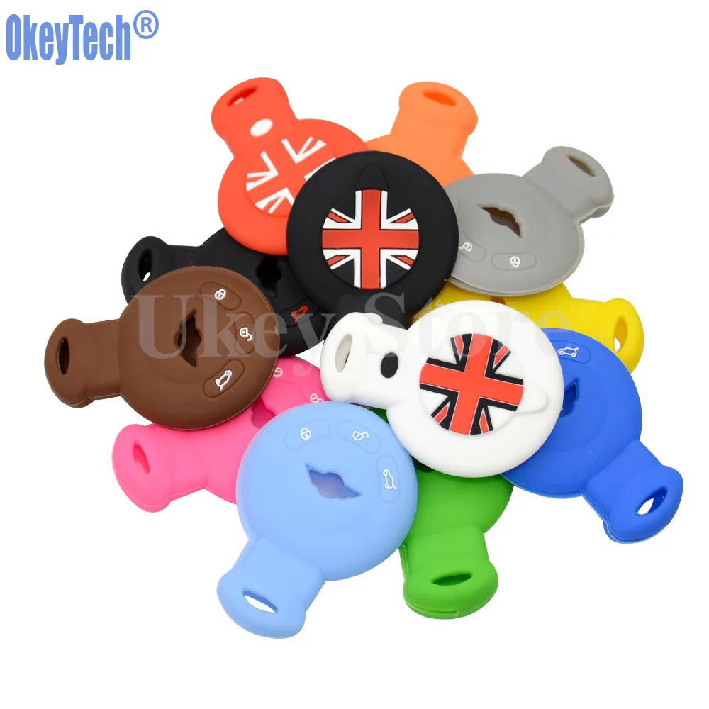 OkeyTech силиконовый чехол ключ для BMW Mini Cooper S Roadster R55 R56 R57 R58 R59 оболочки Авто Запчасти