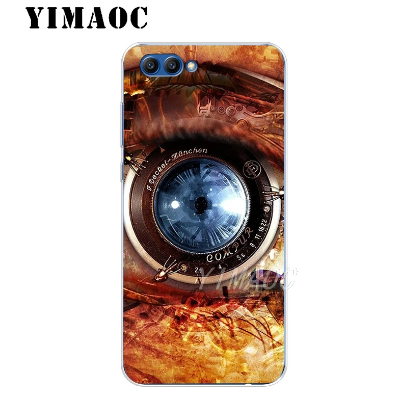 YIMAOC глаз деревянные арт мягкий чехол для huawei Коврики 20 10 P30 P20 P10 P9 P8 2015 2016 2017 P Smart Lite