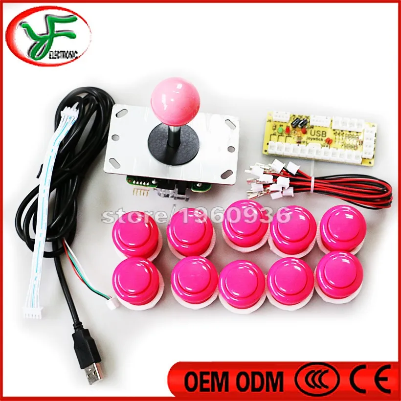 Perfect Kit Zero Delay USB Encoder borad to PC+Copy SANWA Joystick +Built-in microswitch push button for Arcade game parts | Спорт и
