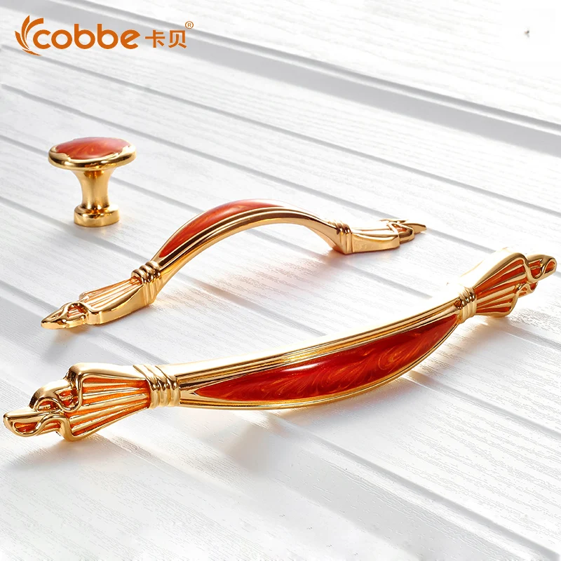 Ручки ящика Шкаф Дверные ручки цвета слоновой кости современные и тянет |