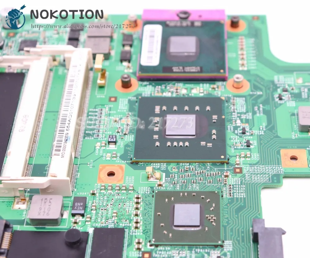 NOKOTION материнская плата для ноутбука Dell inspiron 1545 Материнская плата ноутбука PM45 HD4570M DDR2 H314N 0H314N CN-0H314N 48.4AQ12.011 Процессор