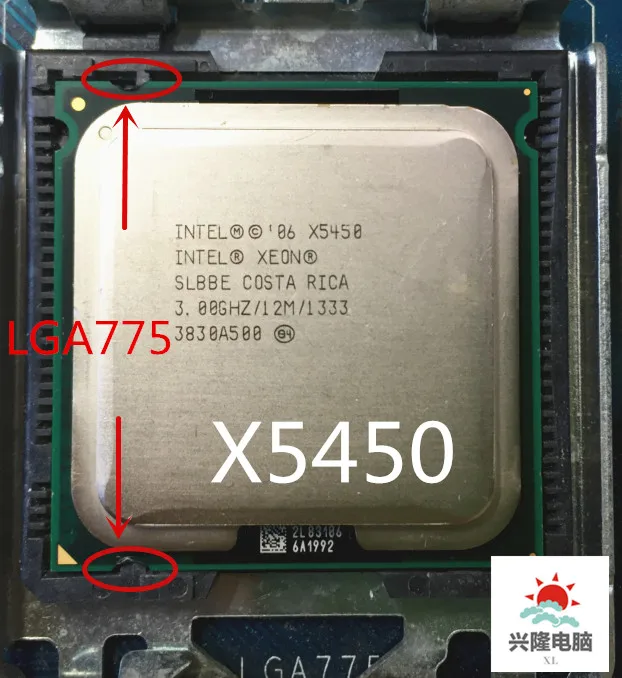 Адаптер I ntel socket 775 Xeon X5450 x5450 четырехъядерный 3 0 ГГц 12 МБ 1333 МГц работает на