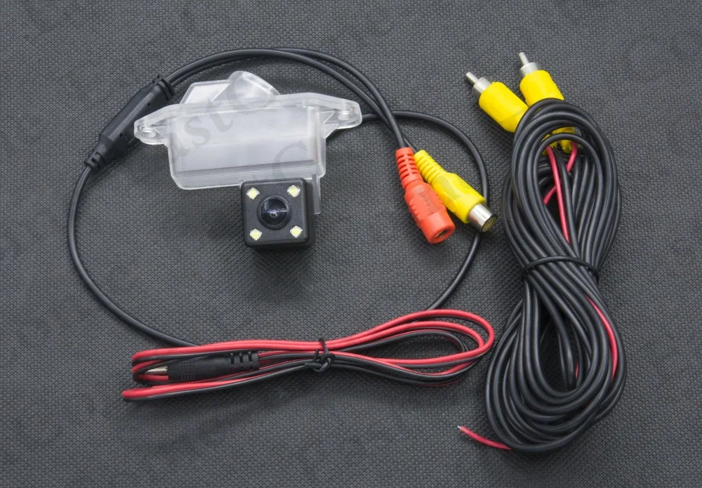 4LED CCD Night Vision Car Parking Rear view Camera for Mitsubishi 2015 2008 2010 LANCER EX/ PAJERO IO Reverse | Автомобили и