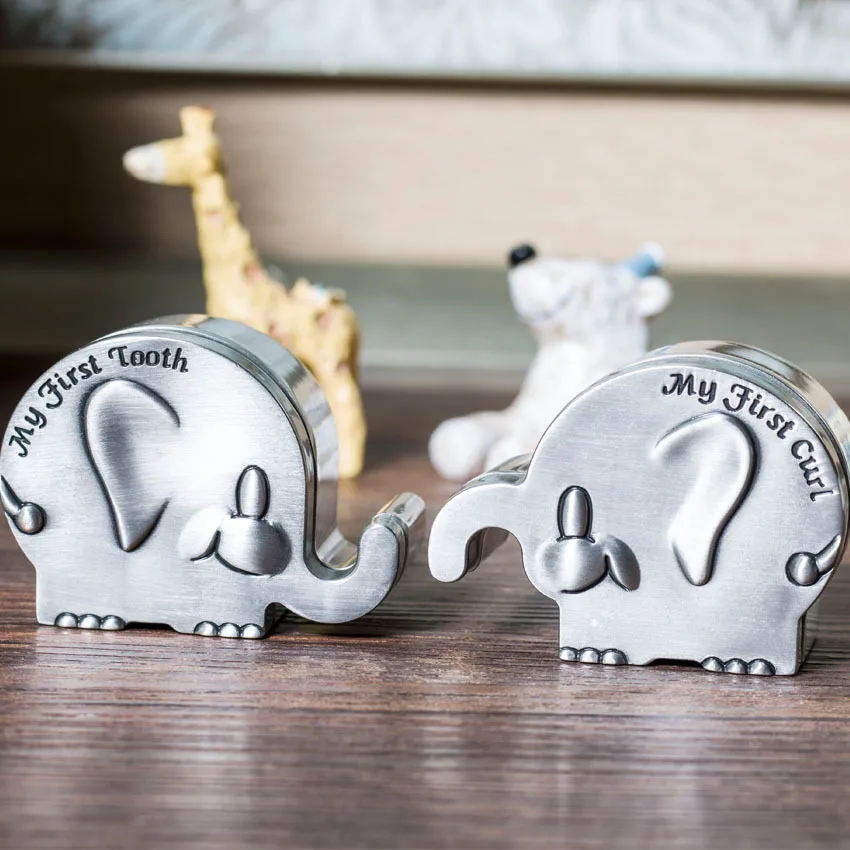 My First Tooth & Curl Box украшение для дома Пиратский Сундук медведь слон дизайн зубов