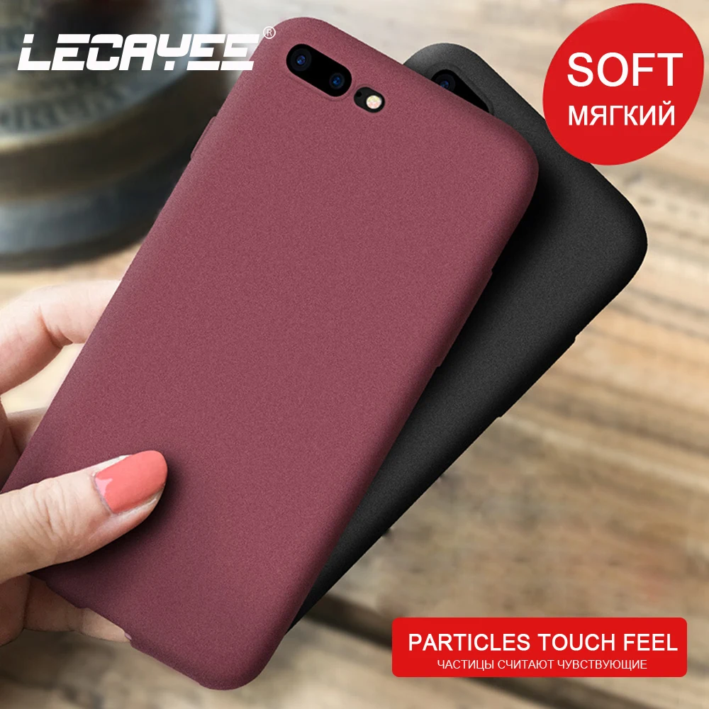 LECAYEE чехол для Apple iphone 7 6s 8 Plus X R XS 5S чехол полное покрытие TPU Мягкий матовый сенсорный защитный чехол