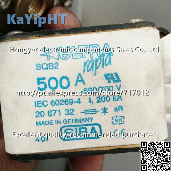 

Бесплатная доставка KaYipHT SQB2 500A 690/700V IEC60269-4 1200KA 2067132, можно купить напрямую или связаться с продавцом