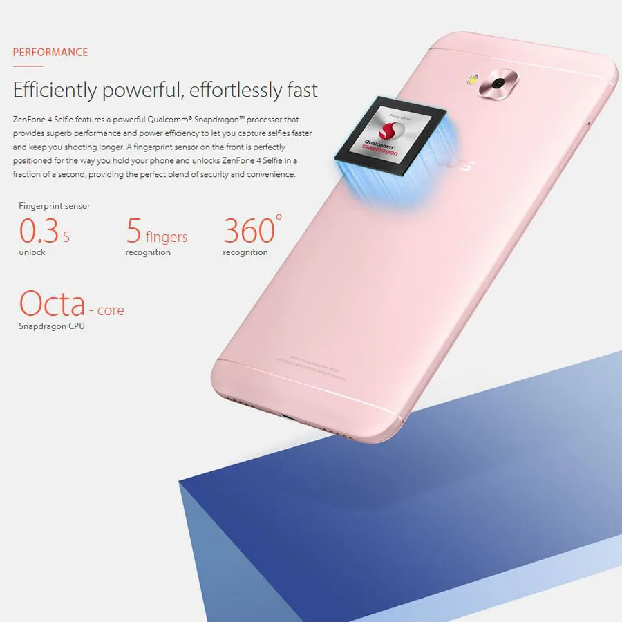 ASUS ZenFone 4 Selfie ZD553KL 4G LTE мобильный телефон ГБ ОЗУ 64 Гб ПЗУ Восьмиядерный 5 дюймов 16 Мп +