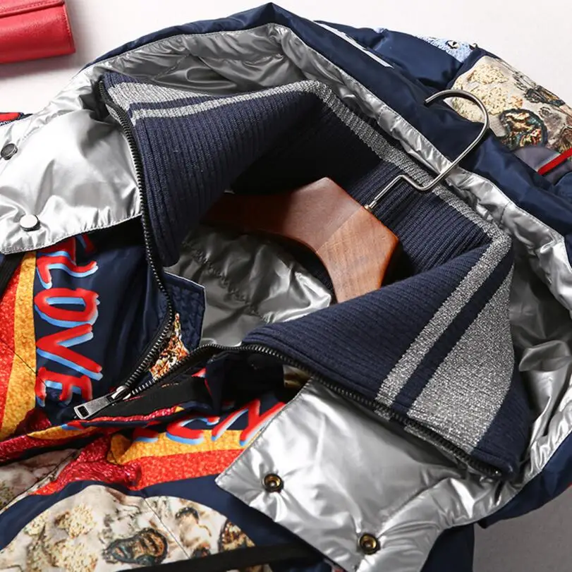 пуховик женский Белая утка вниз куртка женская Новый стиль высокое пуховики