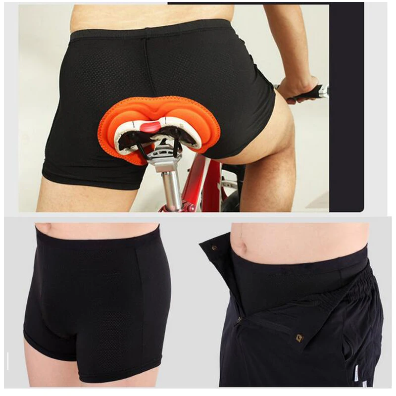 

Men Bicycle Comfortable Sponge Underwear Dry-Quick Bike Short Pants Cycling Shorts Size S-XXXL For Men and Women