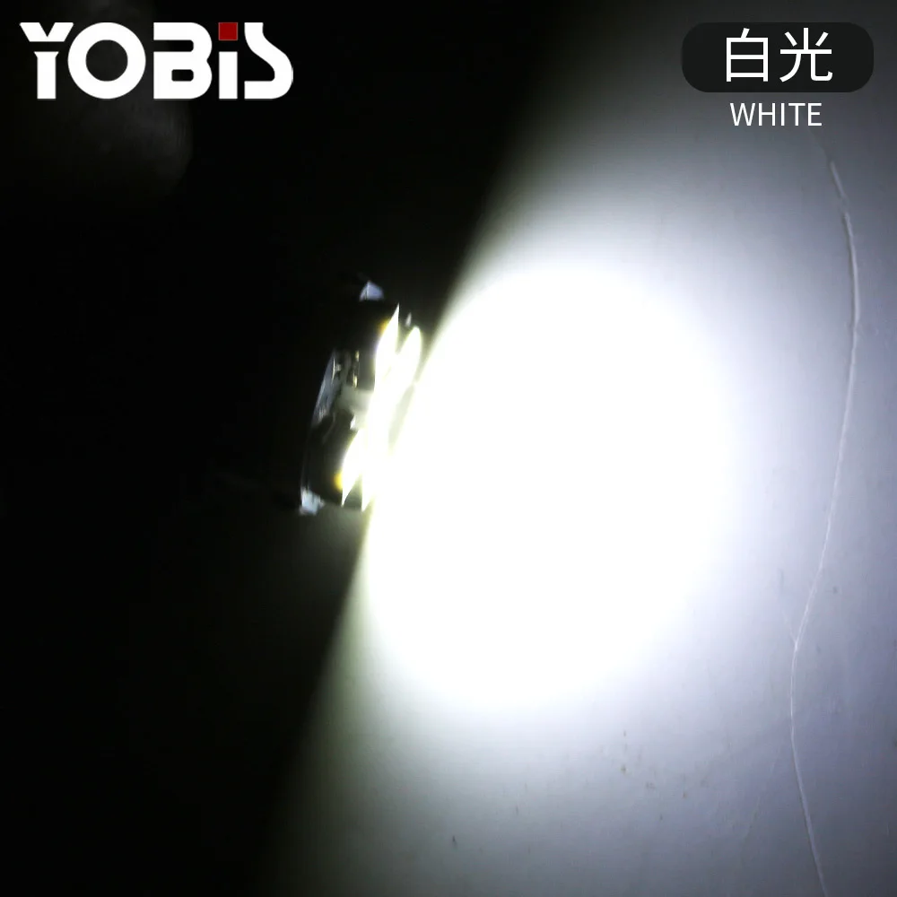 10 шт. T10 W5W 4SMD автомобильный клиновидный Белый светодиодный 12В Canbus без ошибок