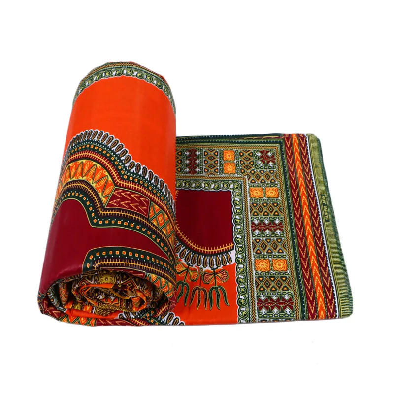 2019 оранжевый цветок геометрический батик печатная ткань Обычная Текстура