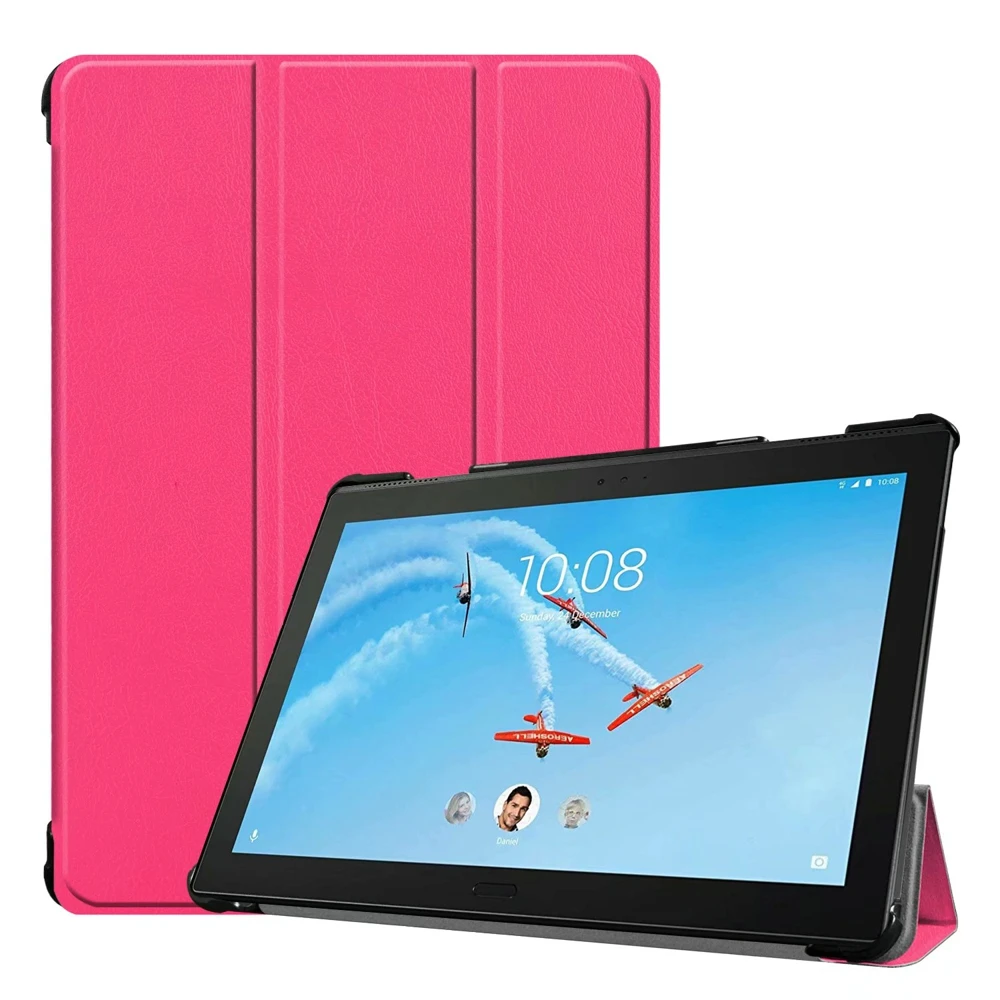 3-Folding Ultra Thin Slim Luxury Folio Stand Leather Case Sleeve Cover For Lenovo Tab P10 10.1 TB-X705F TB-X705M TB-X705N 10.1&quot |