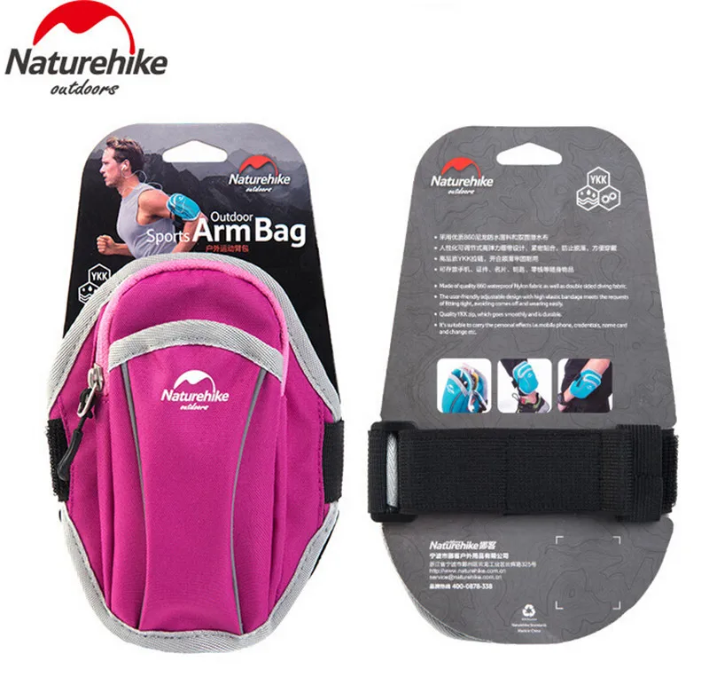 NatureHike Спортивная Сумка водонепроницаемая нейлоновая универсальная сумка для бега для телефона спортивная повязка на руку чехол для мужчин сумки женские портативные легкие