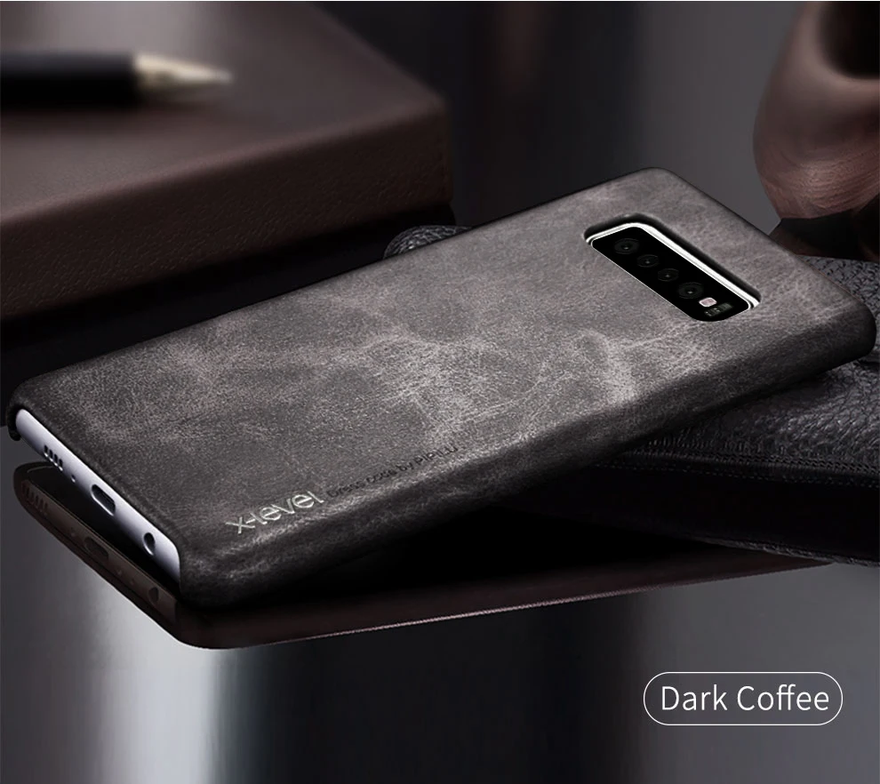 Для samsung Galaxy S10 S10 Plus, оболочка x-уровня, Ретро кожа, Мягкий защитный чехол для Galaxy Note 10 Plus, чехол для бизнеса