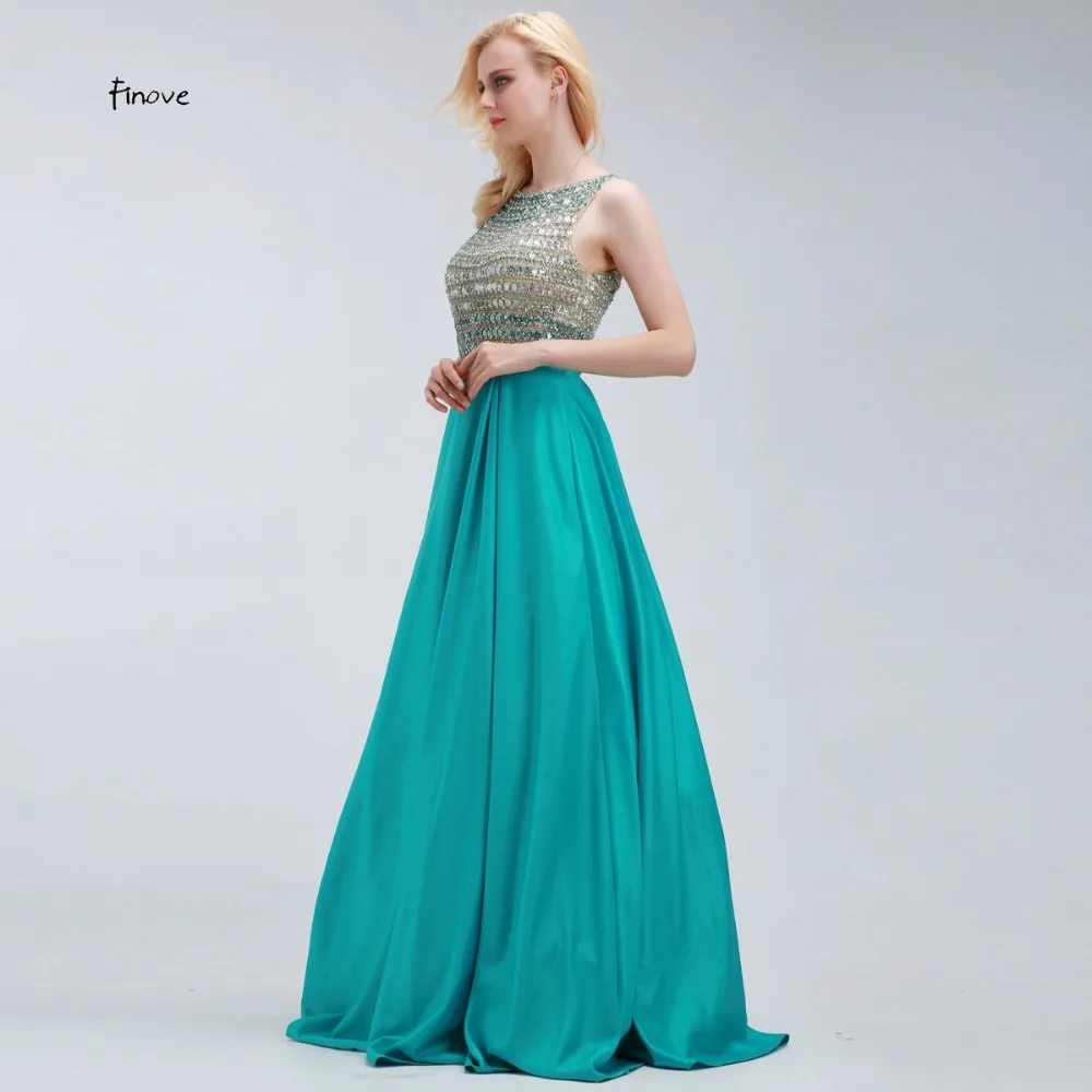Vestido de Festa, платья для выпускного вечера с кристаллами и бисером, элегантные вечерние платья без рукавов в пол с открытой спиной