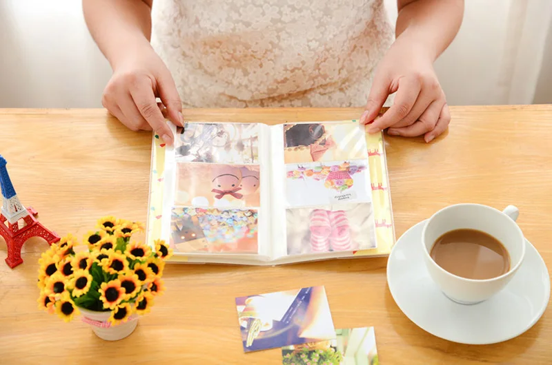 BALLE 84 кармана полосой фотоальбом для 3 дюймовых мгновенных Polaroid Fujifilm Instax Mini Фильм(случайный небольшой карты