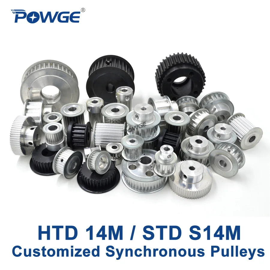 Зубцы POWGE Arc HTD14M STD S14M шаг синхронного шкива 14 мм колесо от производителя